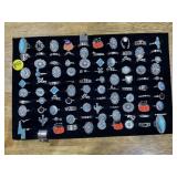 Tray of Assorted Silver Toned Fashion Rings