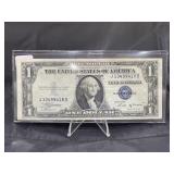 1935 B Series $1 Silver Certificate-AU+++