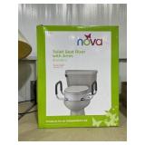 Nova Toilet Seat Riser w/Arms NIB