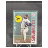 1992 Fleer Baseball Card #37 Roger Clemens