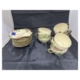 Franciscan Pottery - 19 Saucers & Tea Cups