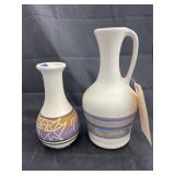 2 - Small Southwest Style Vases