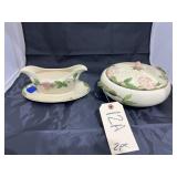 Franciscan Pottery Gravy Boat & Lidded Dish