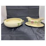 Franciscan Pottery Gravy Boat & Bowl