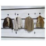 Assorted Leather & Fabric Coats Sz XS & M