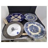 4 - Decorative & Divided Porcelain Plates & More