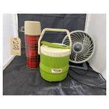Vintage Thermos - Table Fan - Skotch Jug
