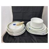 Corelle Plates & Bowls Crazy Daisy Pattern