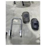 2 - Welding Hoods & Metal Rack