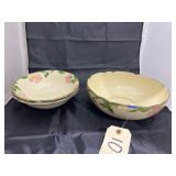 Franciscan Pottery - 3 Serving Bowls