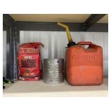 Grill Charcoal - 2-1/2 Gal Plastic Gas Can & More