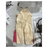 Carhartt Insulated Bib Overalls 44x30