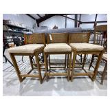 3 - Low Back Counter Stools 26'H