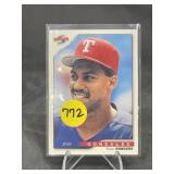 1996 Score Baseball Card #348 Juan Gonzalez