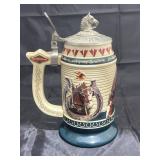 Boxed Anheuser Bush Beer Stein NIB