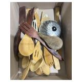Assorted Wood Kitchen Utensils