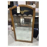 Wood Framed Mirror 21'x39'