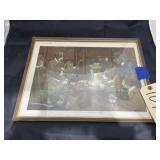 Framed Pic - Dogs Playing Poker 16'x12'