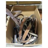 Box of Assorted Horse Tack