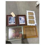 Assorted Framed Wall Dï¿½cor & Pic Frames