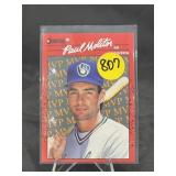 1990 Donruss Baseball Card #BC15 Paul Molitor