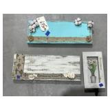 3 Pcs - Wooden Wall Dï¿½cor 19'x7' & smaller