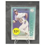 1992 Fleer Baseball Card #258 Ricky Henderson