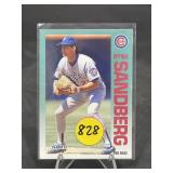 1992 Fleer Baseball Card #389 Ryne Sandberg