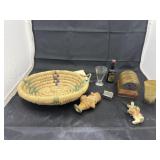 Cowboys Coasters - Wicker Basket - Shot Glass
