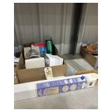 2-Track Shower Curtain Rod in box & more