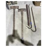 5 Pcs - Crow Bars - Axes - Large Spring