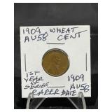 1909 Wheat Cent 1* Year of Series Premium Quality-