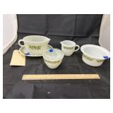 Pyrex Gravy Boat - Creamer - Bowl & More