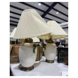 Pair Table Lamps w/Shades