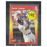1992 Leaf Baseball Card #206 Frank Thomas