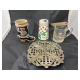 Beer Mug - Porcelain Boot Planter & More
