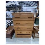 5-Drawer Chest of Drawers 33'L x 20'W x 49'H