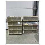 2 - 12 Slot Organizing Bins