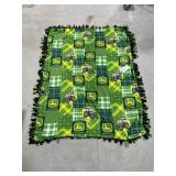 Hand Tied John Deere Fleece Blanket
