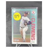 1992 Fleer Baseball Card #37 Roger Clemens