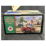 Texaco Metal Coin Bank Fire Chief Pedal Car