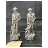 2 - Cowboy Figurines