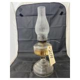 Clear Glass Oil Lamp w/Chimney