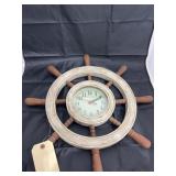 Ship wheel Wall Clock 19'Dia
