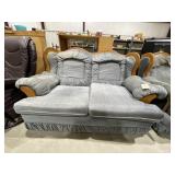 Cloth Upholstered Love Seat