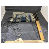 Horse Shoe Cross - Brush - Table Mat