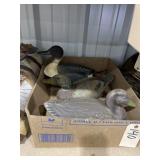 2 Plastic Duck Decoys & More