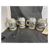 4 - Peabody Cole Co Steins