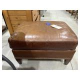 Leather Ottoman 19'L x 25'W x 16'H