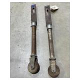 2 - Heavy Duty Table Legs w/Casters